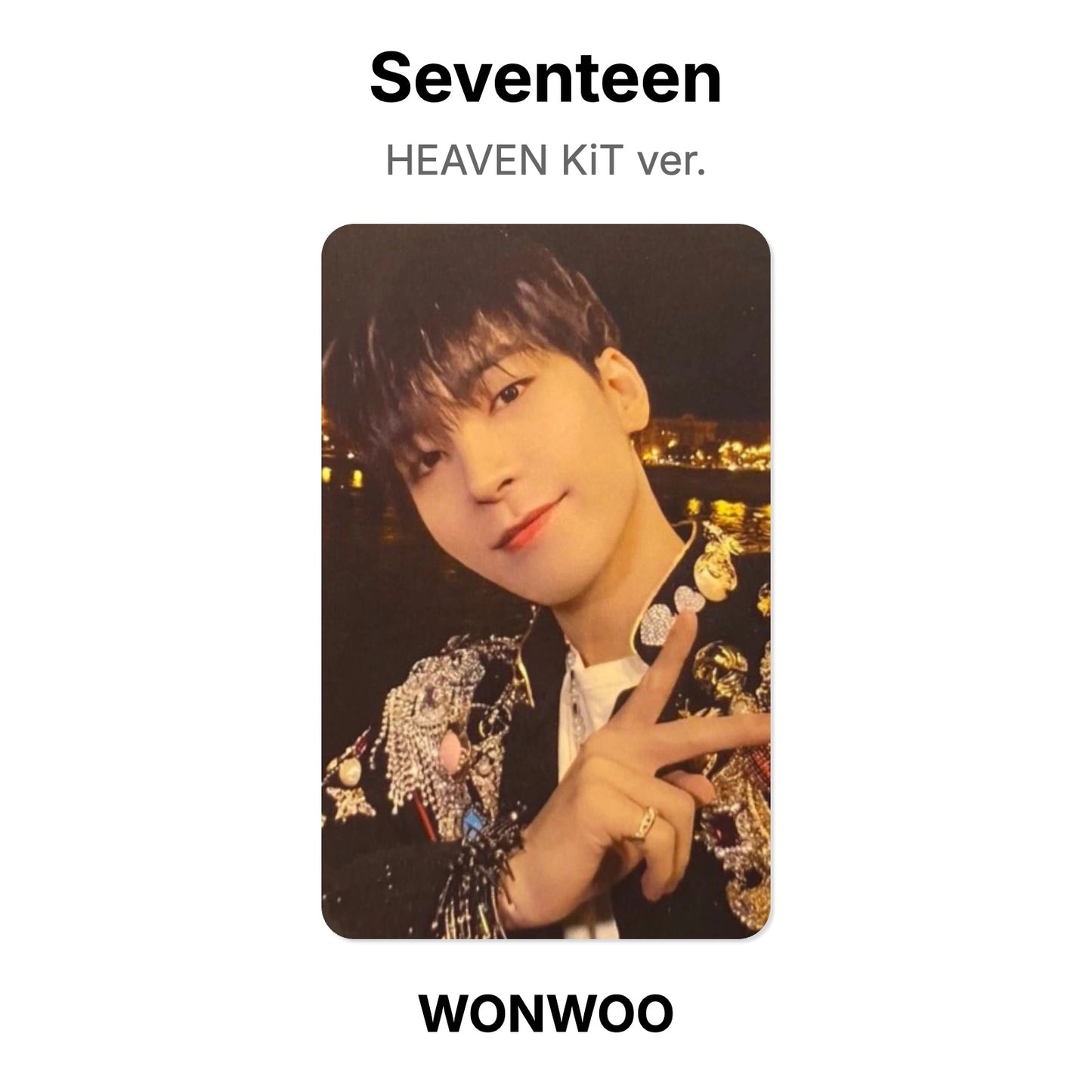 Seventeen HEAVEN KiT ver. Official Photocard