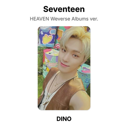 Seventeen HEAVEN Weverse Albums ver. photocard officielle