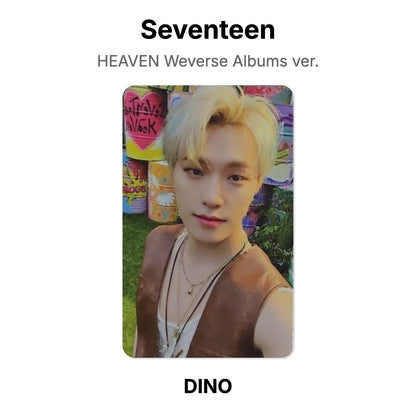Seventeen HEAVEN Weverse Albums ver. photocard officielle