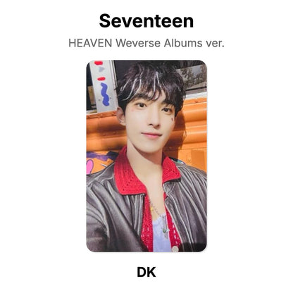 Seventeen HEAVEN Weverse Albums ver. photocard officielle