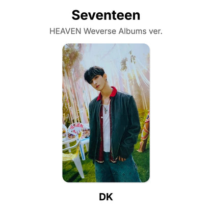 Seventeen HEAVEN Weverse Albums ver. photocard officielle