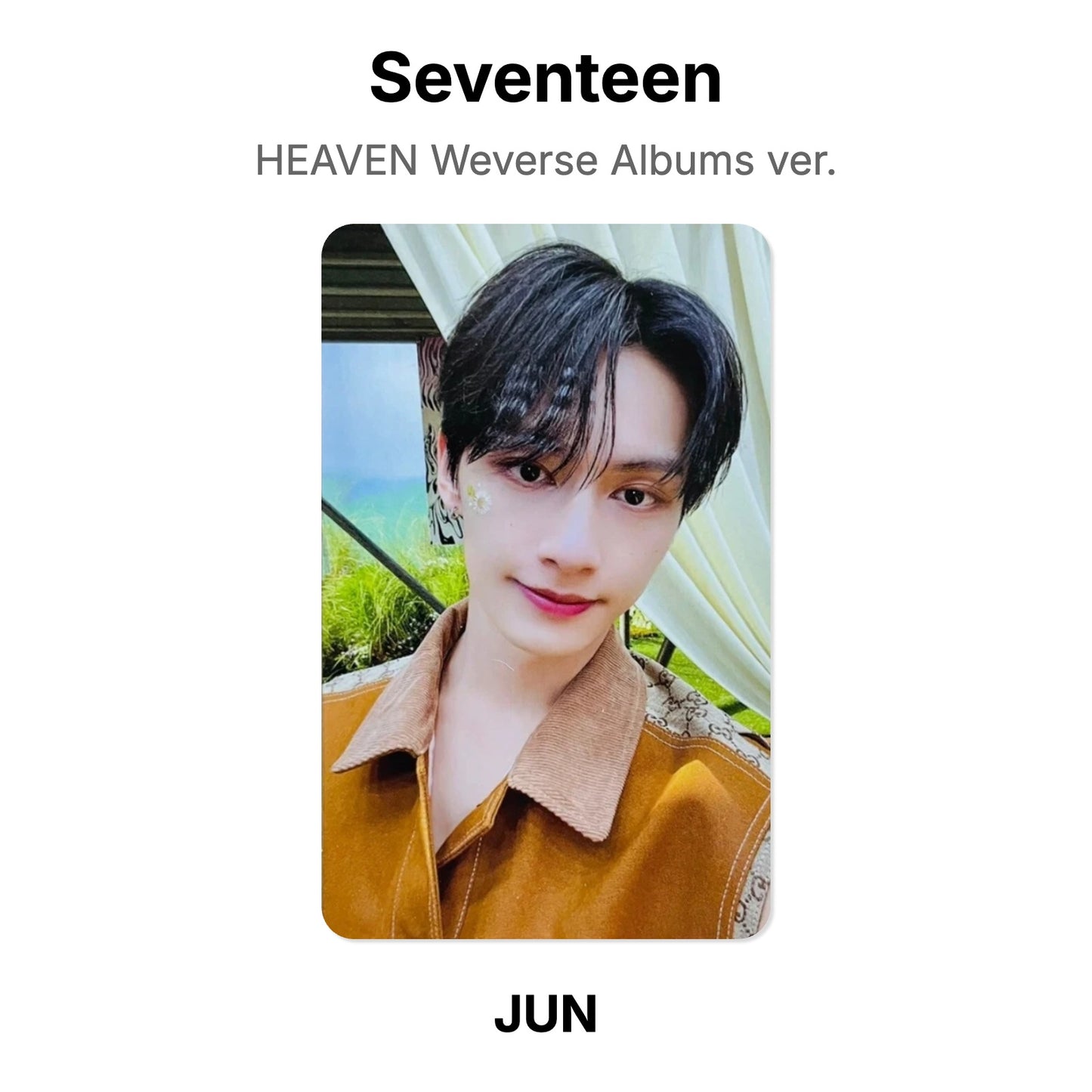 Seventeen HEAVEN Weverse Albums ver. photocard officielle