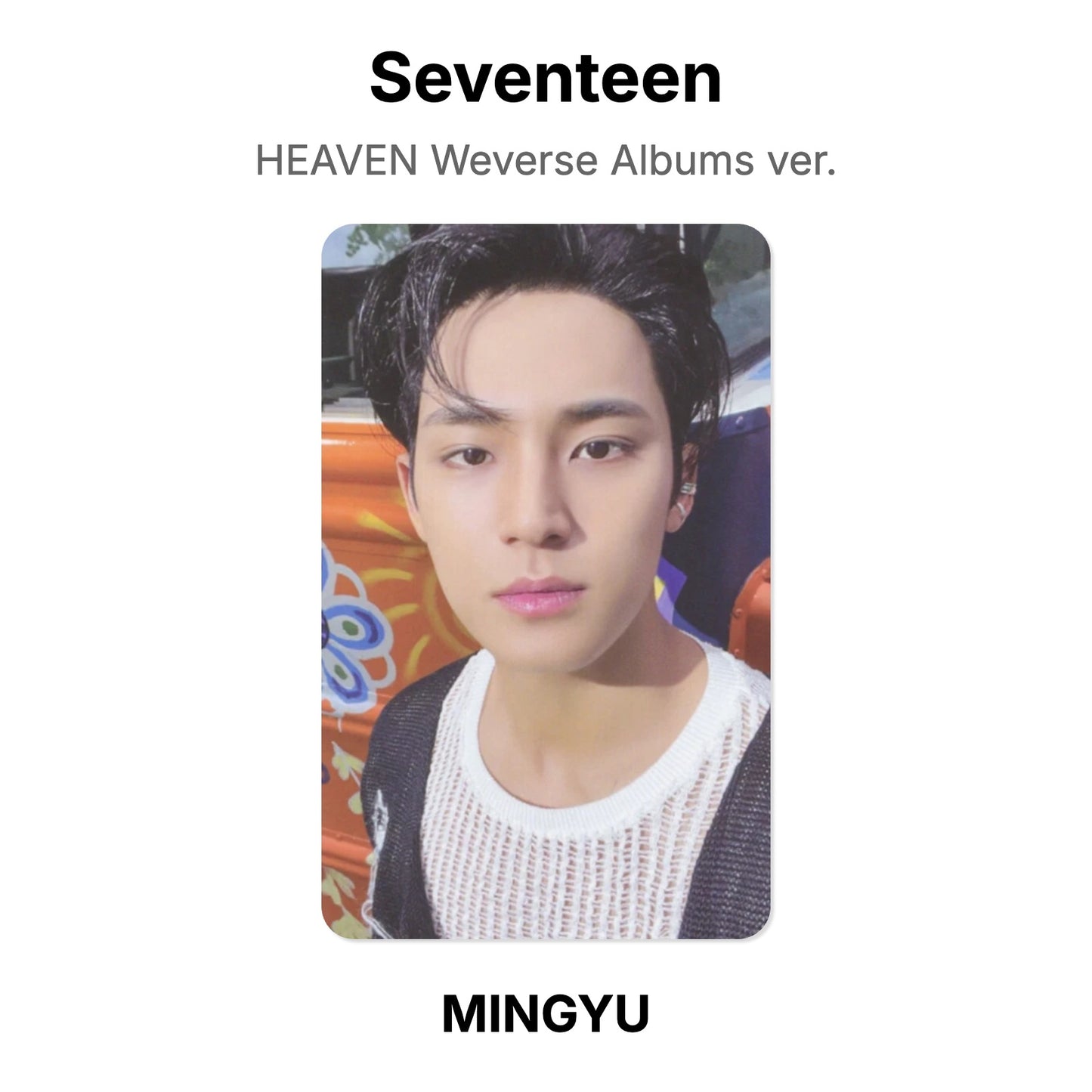 Seventeen HEAVEN Weverse Albums ver. photocard officielle