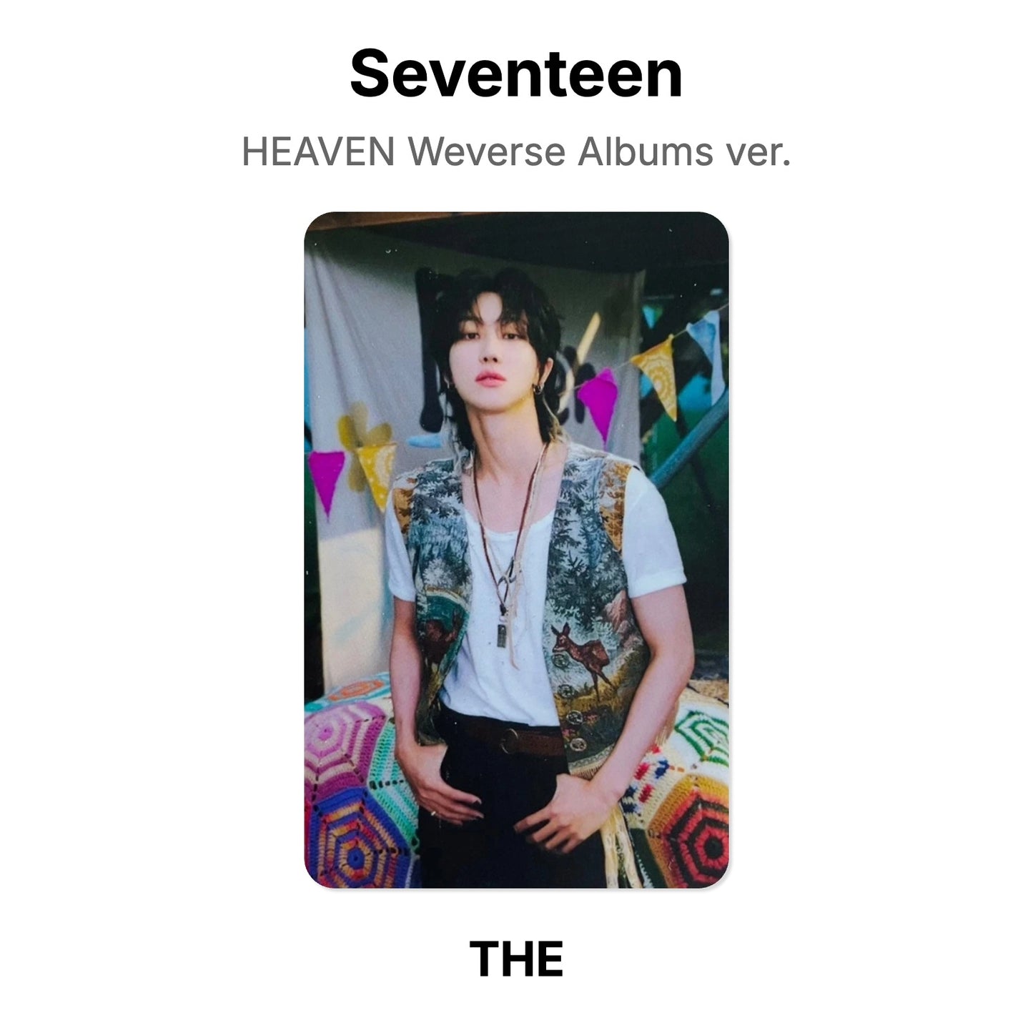 Seventeen HEAVEN Weverse Albums ver. photocard officielle