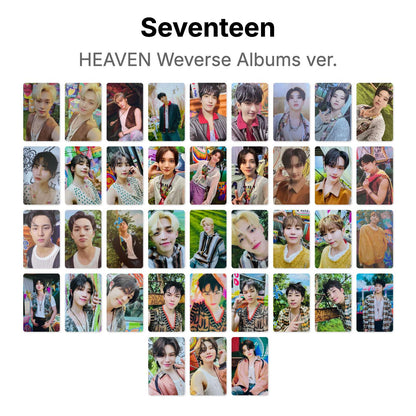Seventeen HEAVEN Weverse Albums ver. photocard officielle
