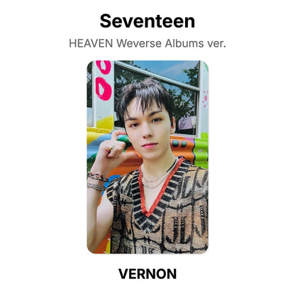 Seventeen HEAVEN Weverse Albums ver. photocard officielle