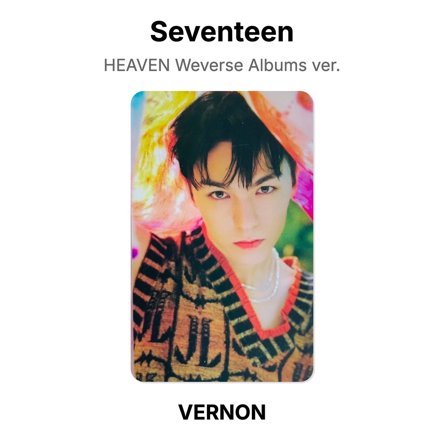 Seventeen HEAVEN Weverse Albums ver. photocard officielle
