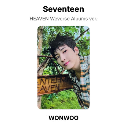 Seventeen HEAVEN Weverse Albums ver. photocard officielle