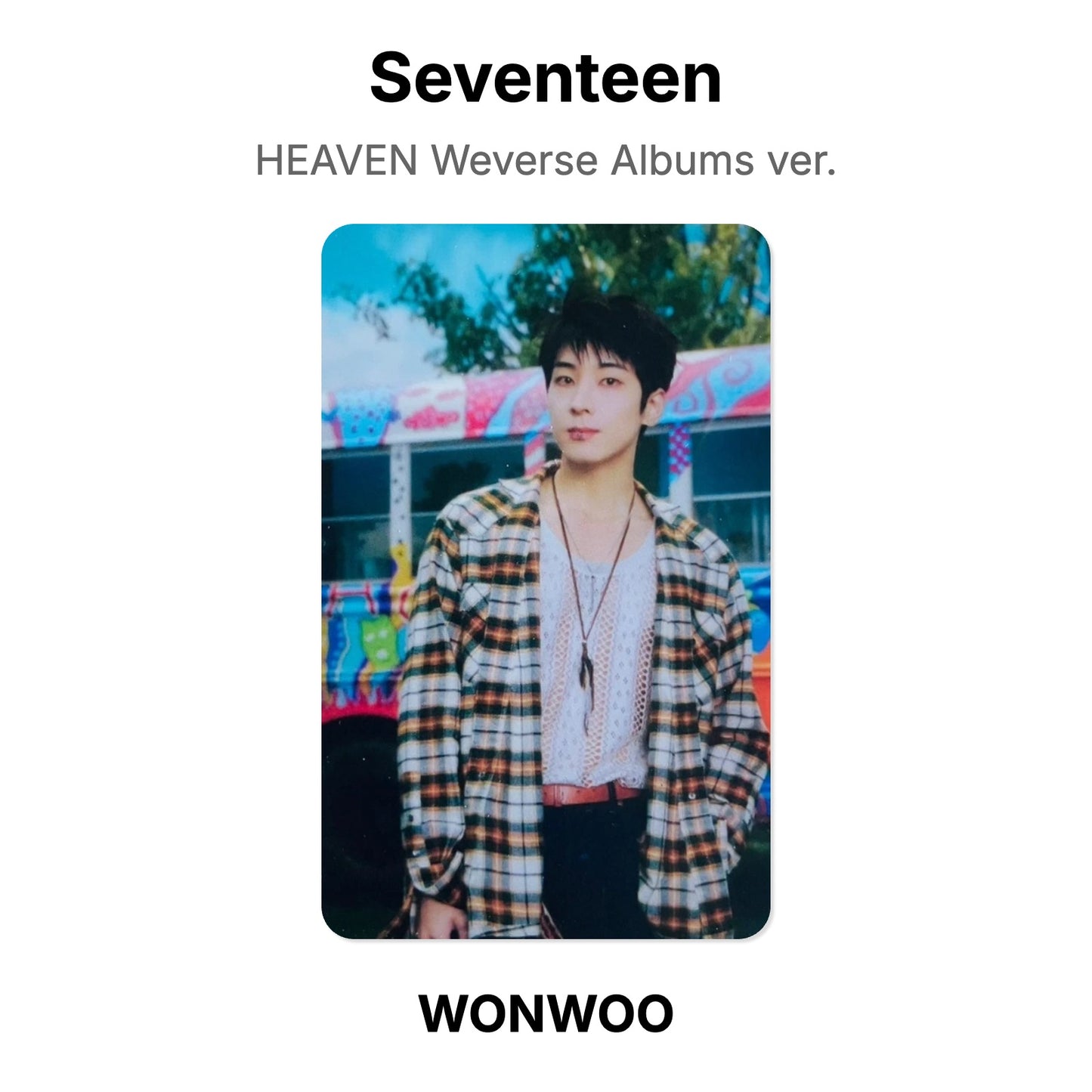 Seventeen HEAVEN Weverse Albums ver. photocard officielle
