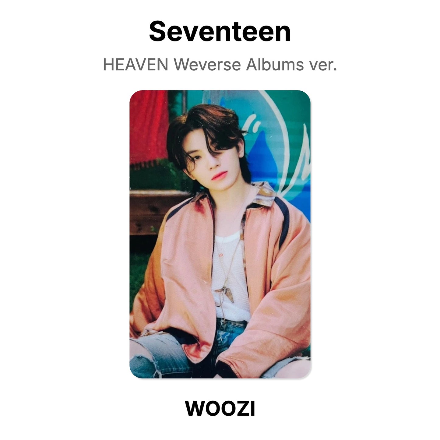 Seventeen HEAVEN Weverse Albums ver. photocard officielle
