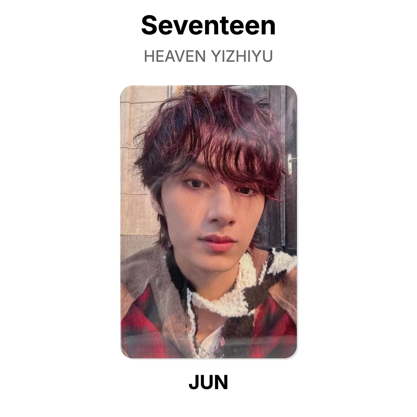 Seventeen HEAVEN YIZHIYU Official Photocard