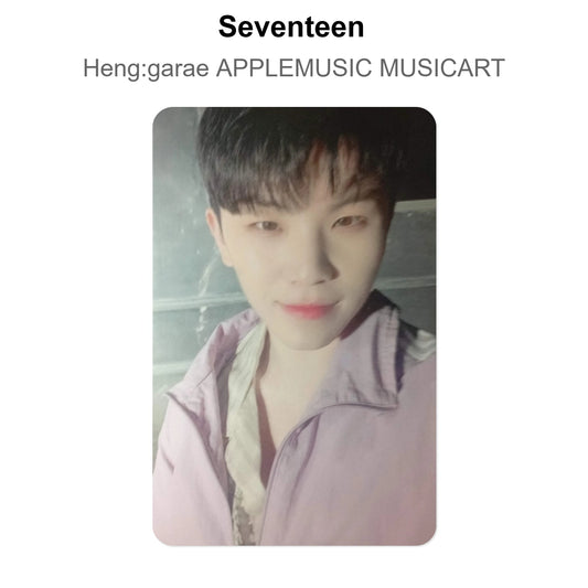 Seventeen Heng:garae APPLEMUSIC MUSICART Official Photocard