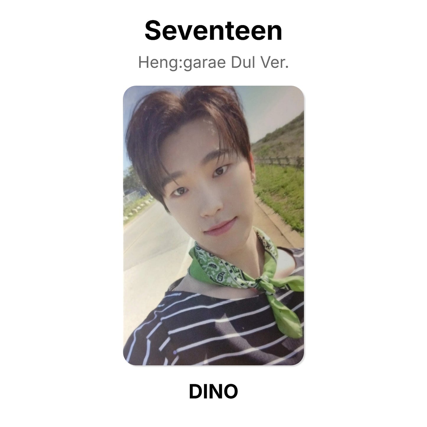 Seventeen Heng:garae Dul Ver. Official Photocard