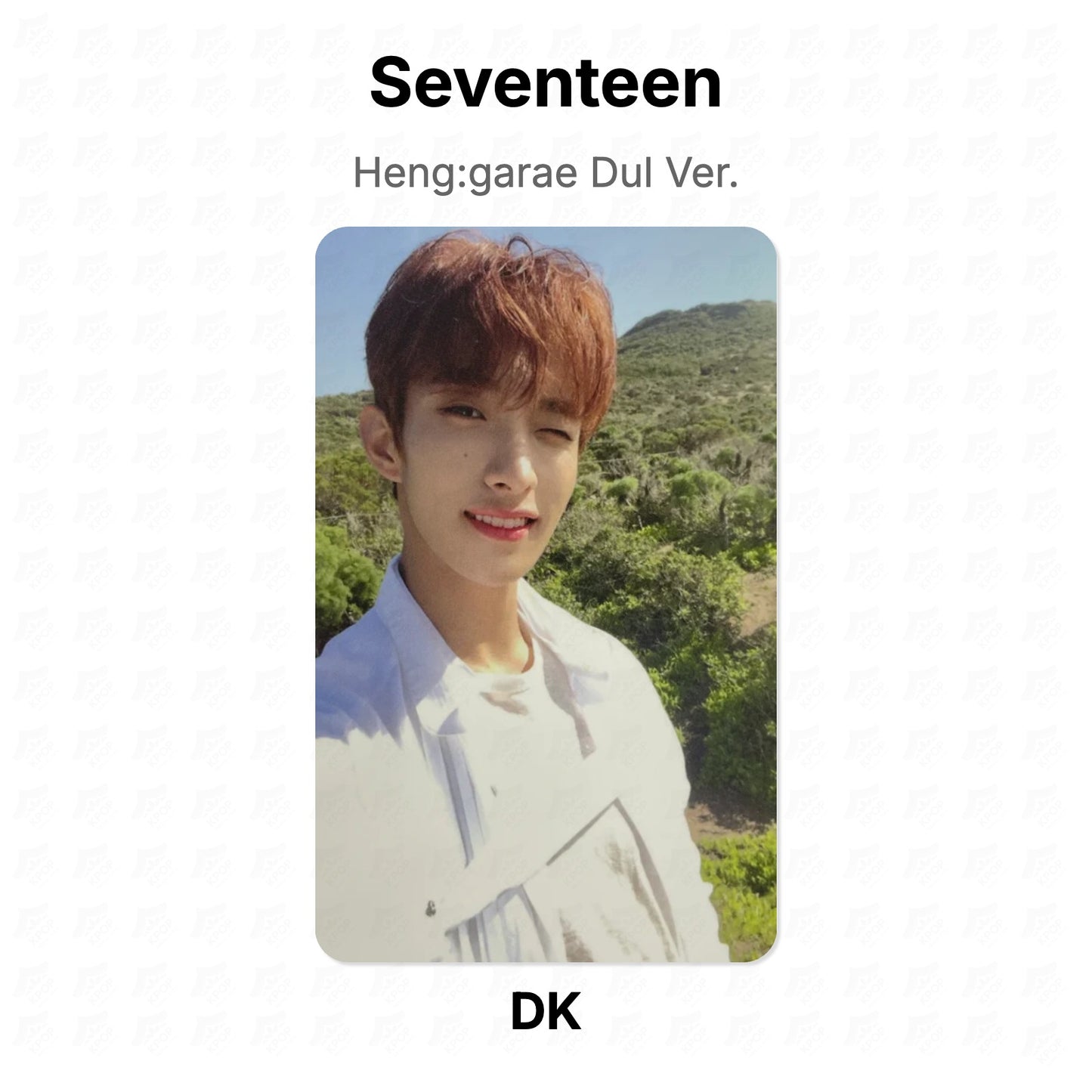 Seventeen Heng:garae Dul Ver. photocard oficial