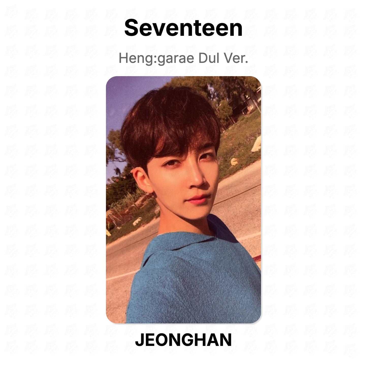 Seventeen Heng:garae Dul Ver. photocard oficial