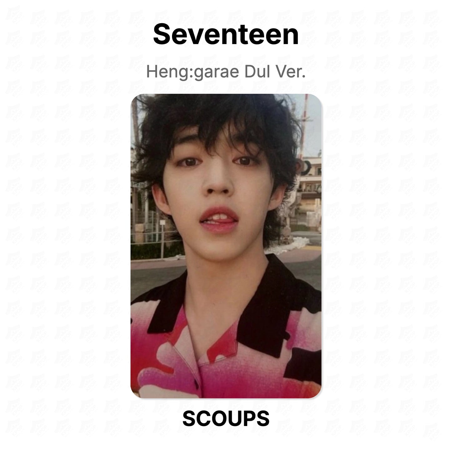 Seventeen Heng:garae Dul Ver. photocard oficial