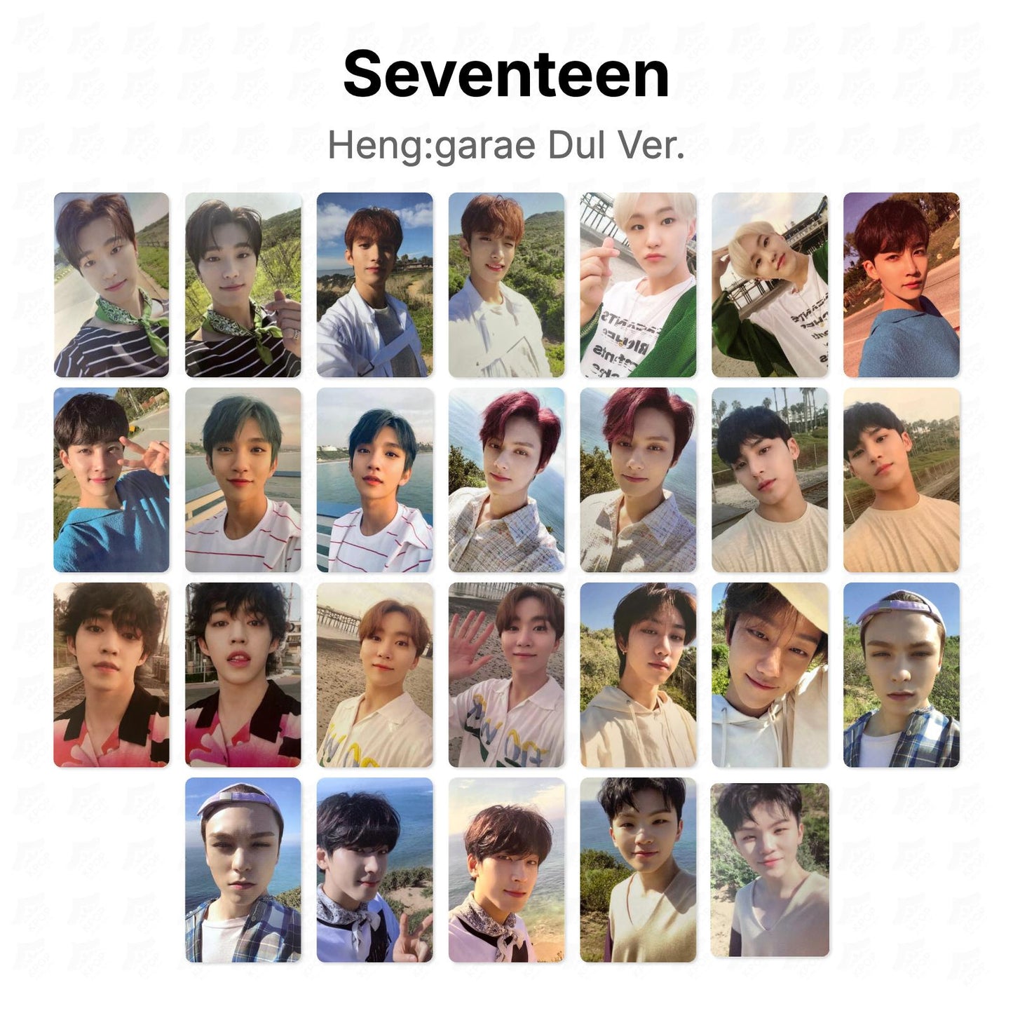 Seventeen Heng:garae Dul Ver. photocard oficial