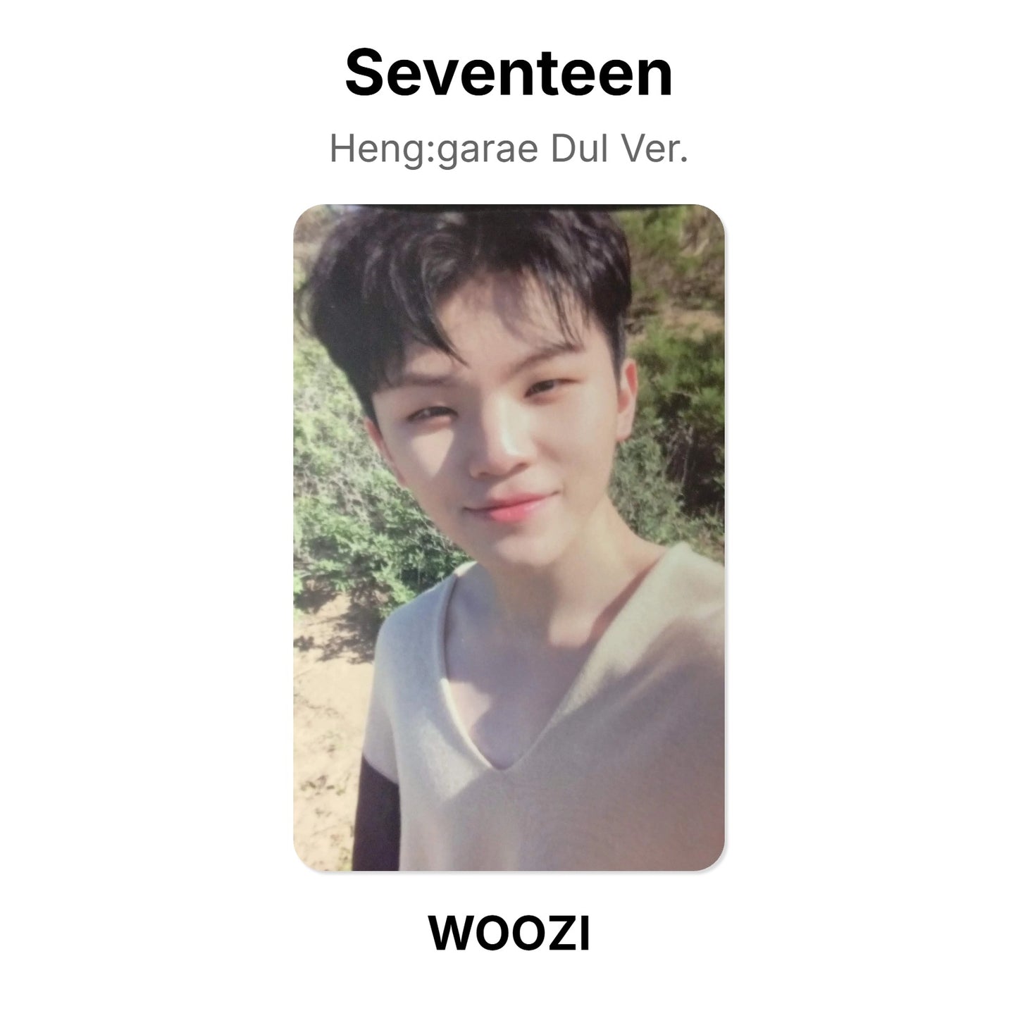 Seventeen Heng:garae Dul Ver. Official Photocard