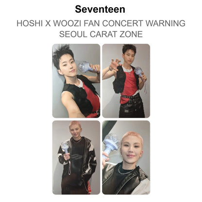Seventeen HOSHI X WOOZI FAN CONCERT WARNING - SEOUL CARAT ZONE Offizielle Photocard