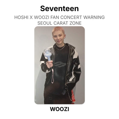Seventeen HOSHI X WOOZI FAN CONCERT WARNING - SEOUL CARAT ZONE Offizielle Photocard
