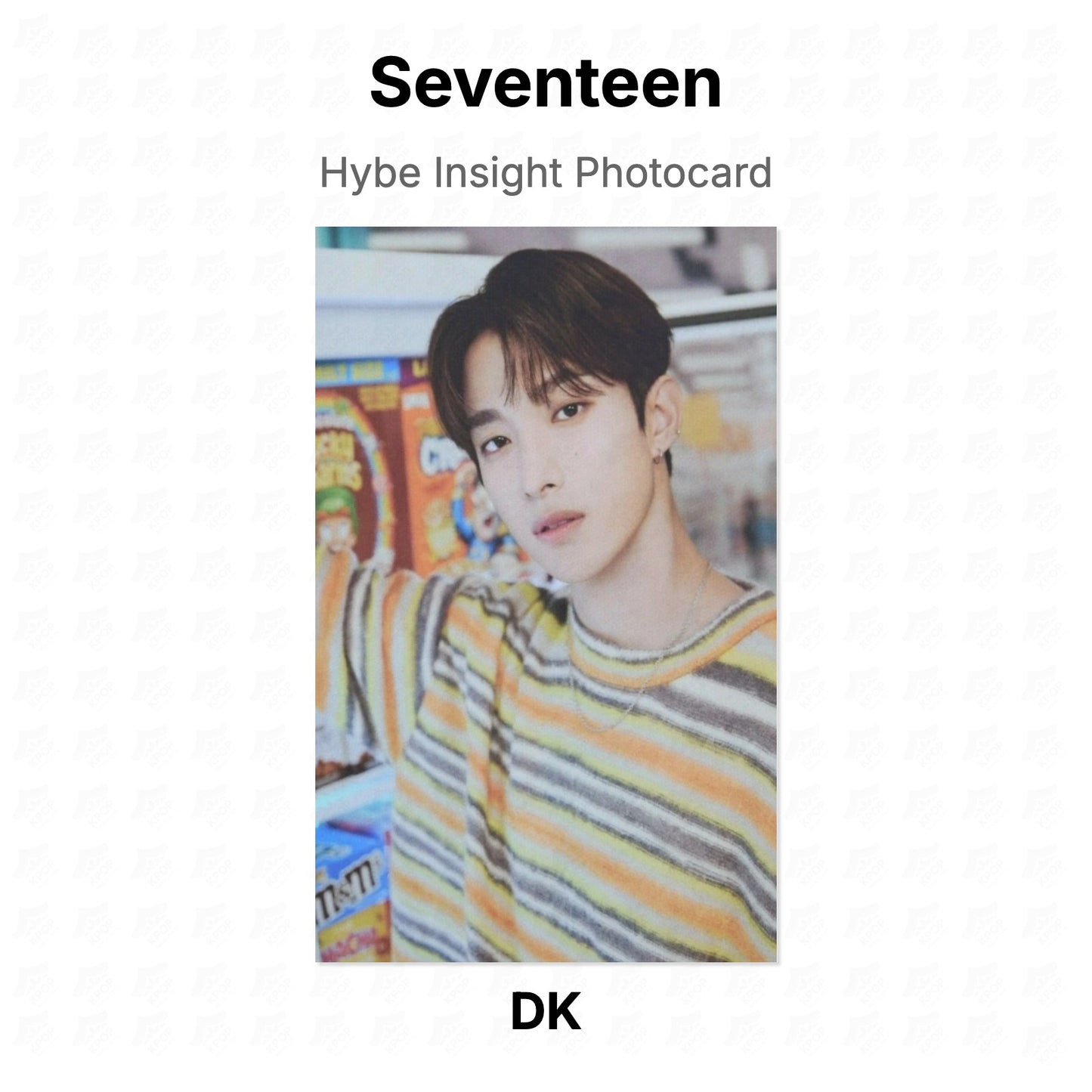 Seventeen Hybe Insight Photocard Official Photocard