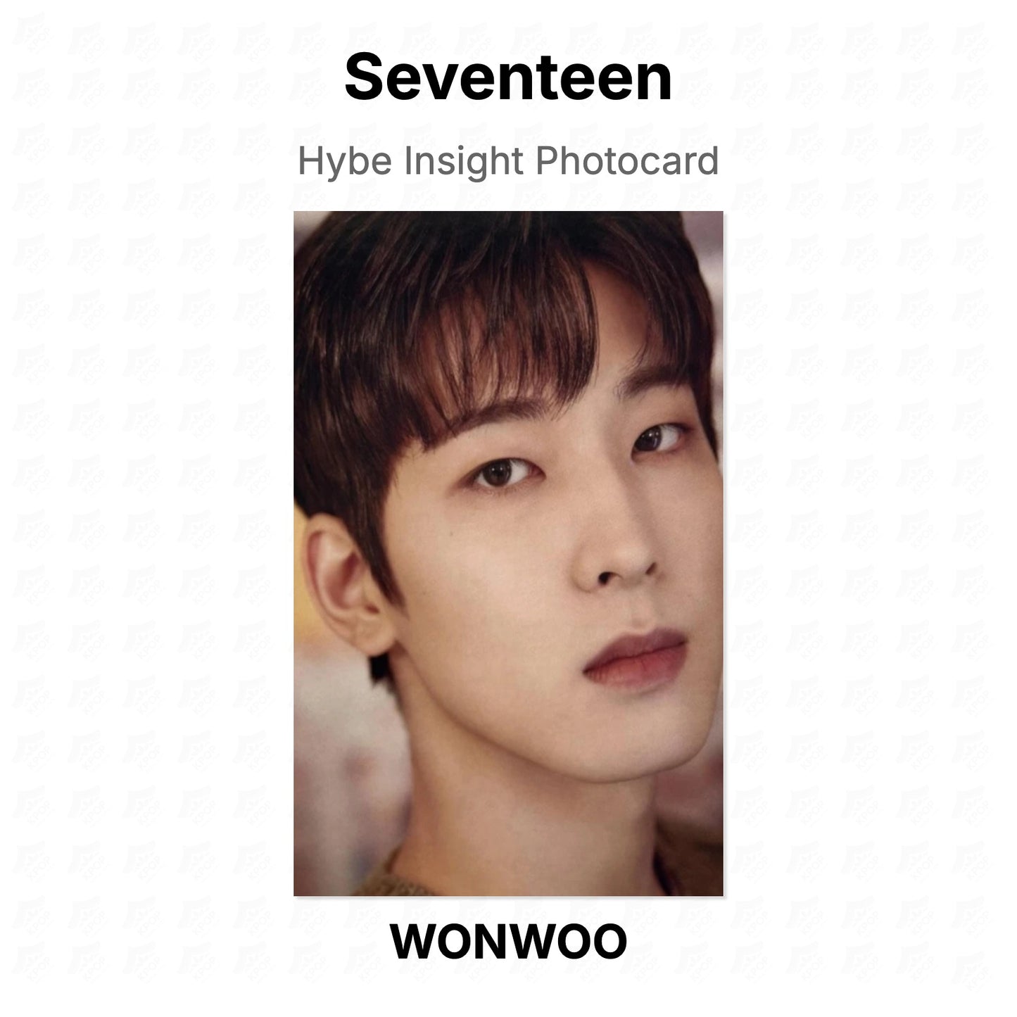 Seventeen Hybe Insight Photocard Official Photocard