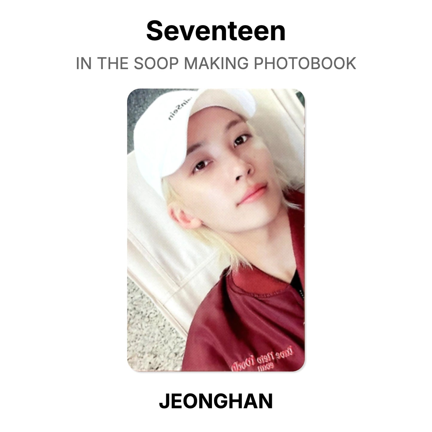 Seventeen IN THE SOOP MAKING PHOTOBOOK Official Photocard