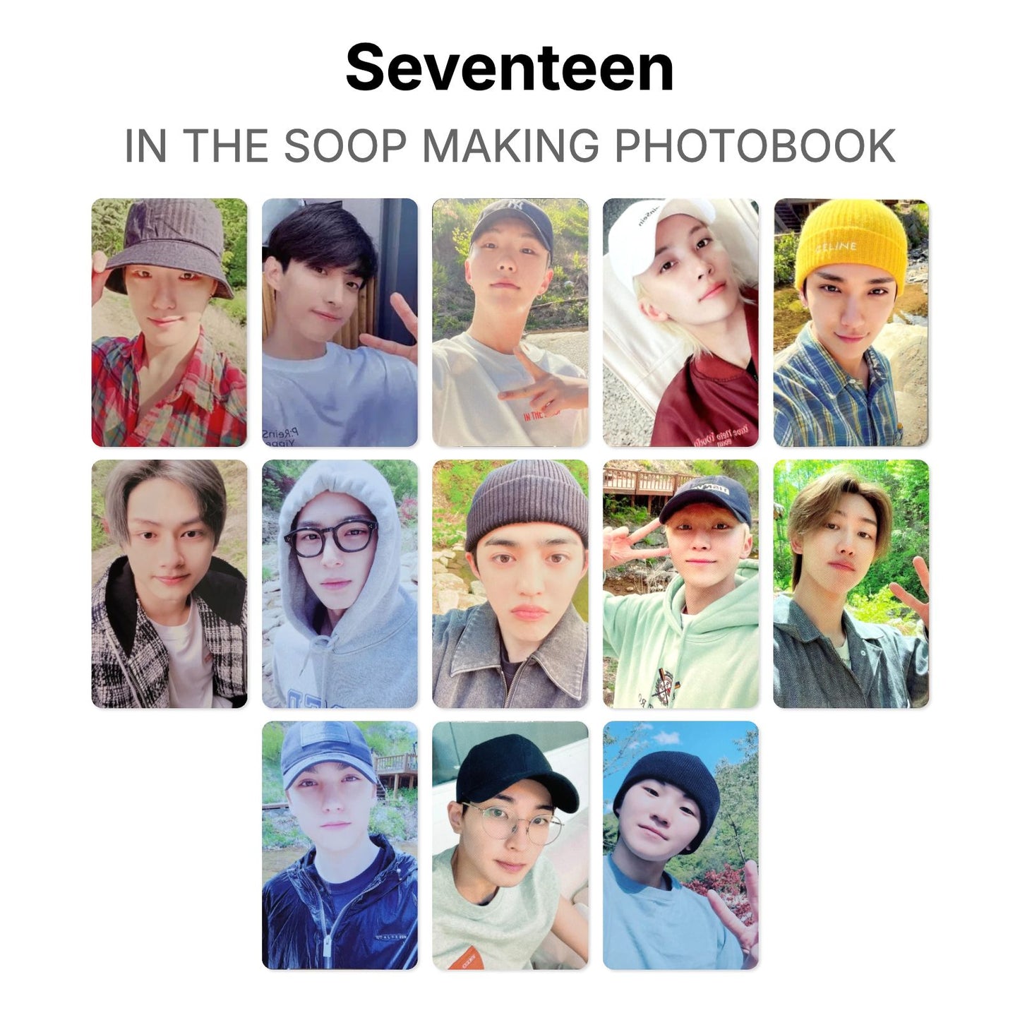 Seventeen IN THE SOOP MAKING PHOTOBOOK Official Photocard