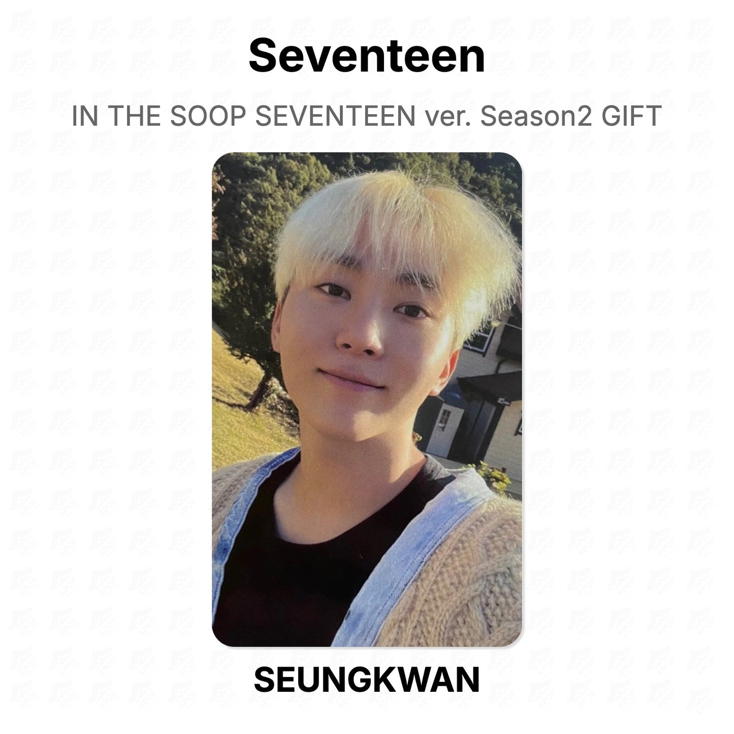 Seventeen IN THE SOOP SEVENTEEN ver. Season2 GIFT Official Photocard