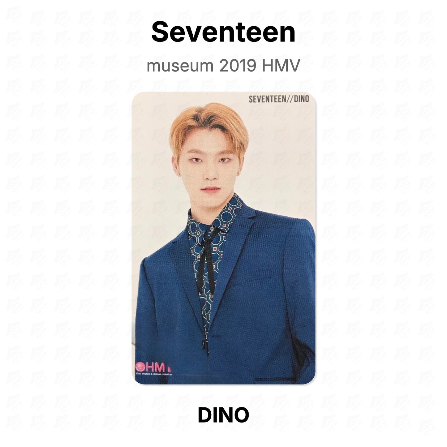 Seventeen museum 2019 HMV Official Photocard