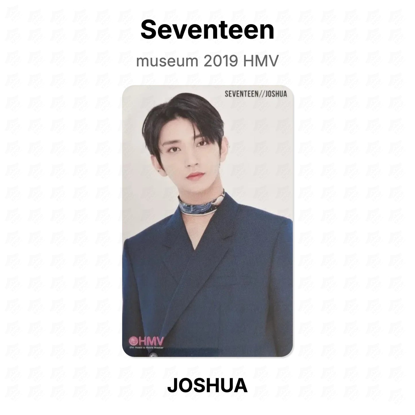 Seventeen museum 2019 HMV Official Photocard