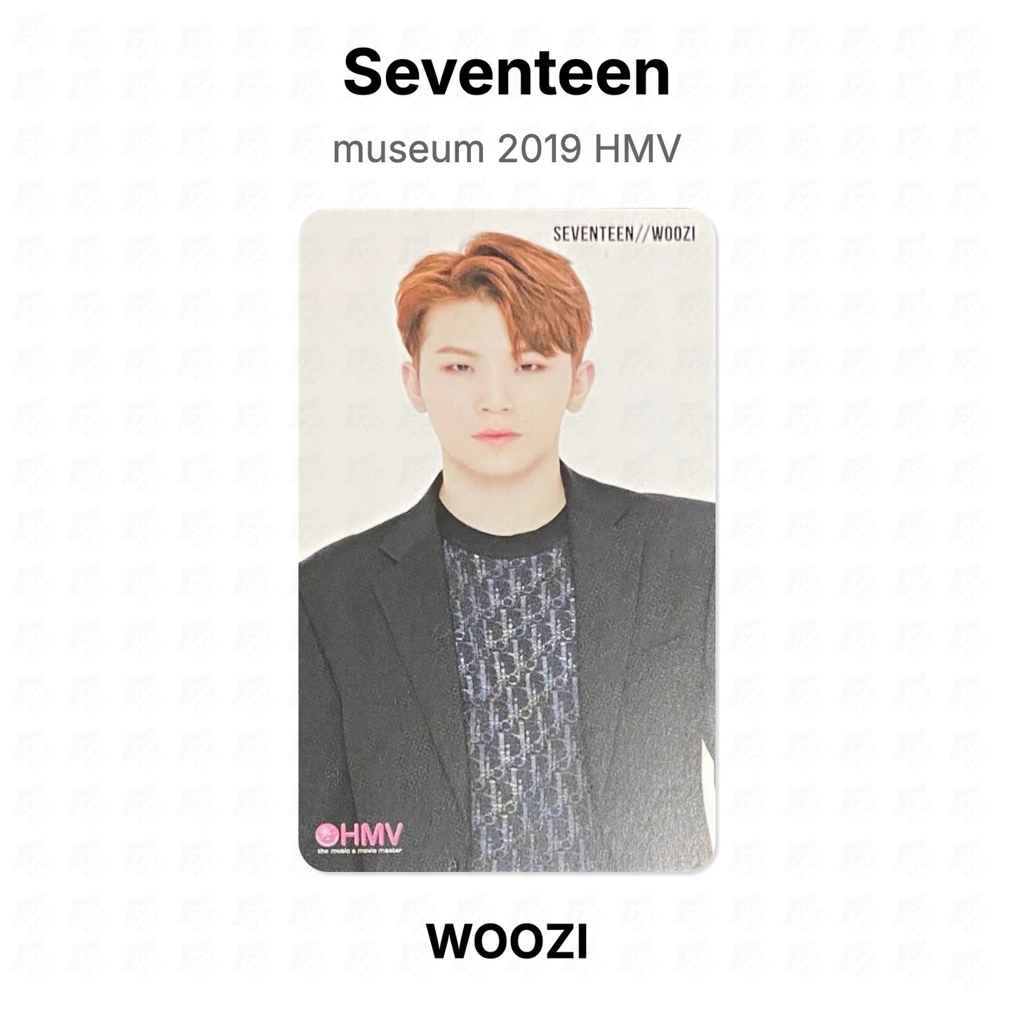 Seventeen museum 2019 HMV Official Photocard