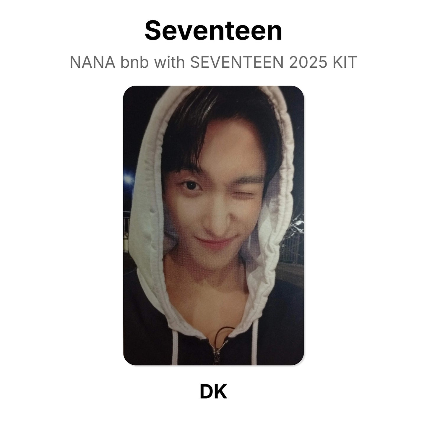 Seventeen NANA bnb with SEVENTEEN 2025 KIT Offizielle Photocard