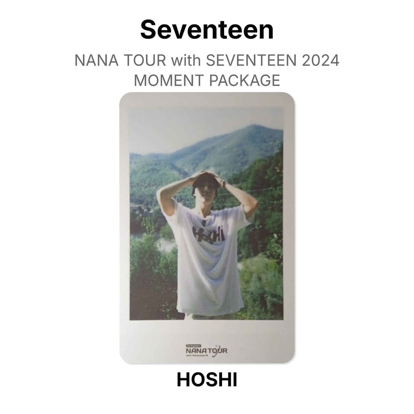 Seventeen NANA TOUR with SEVENTEEN 2024 MOMENT PACKAGE Official Photocard