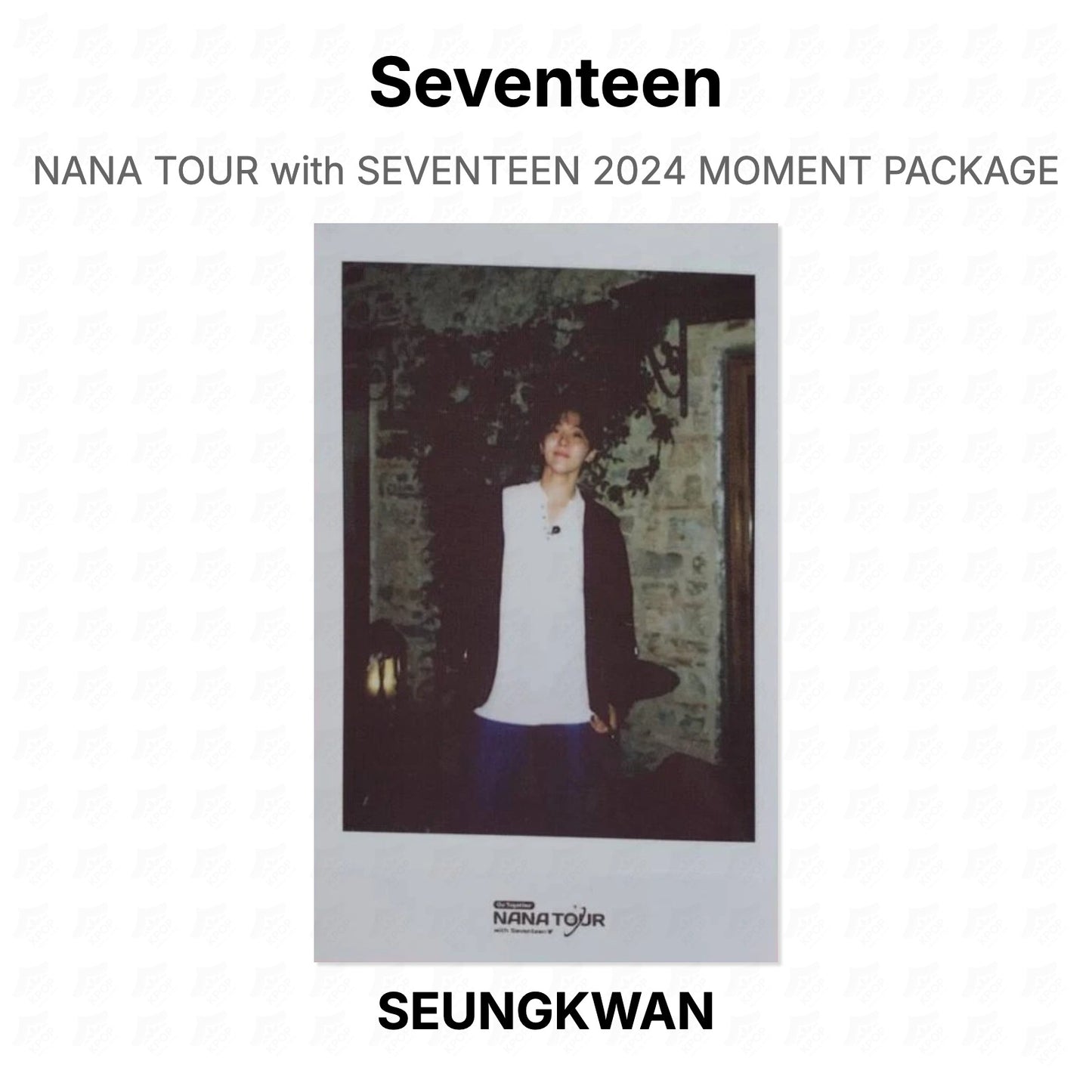 Seventeen NANA TOUR with SEVENTEEN 2024 MOMENT PACKAGE 公式フォトカード