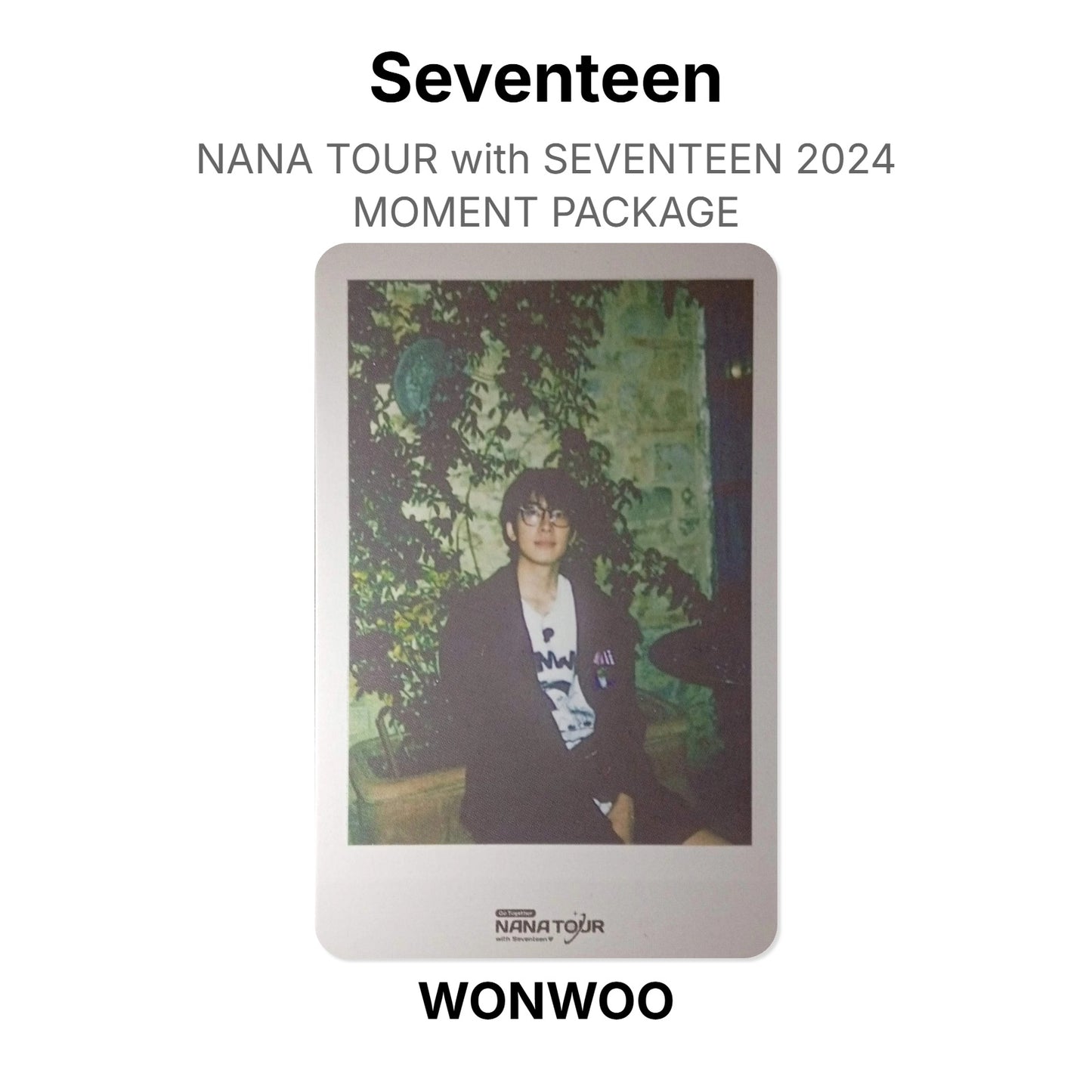 Seventeen NANA TOUR with SEVENTEEN 2024 MOMENT PACKAGE Official Photocard