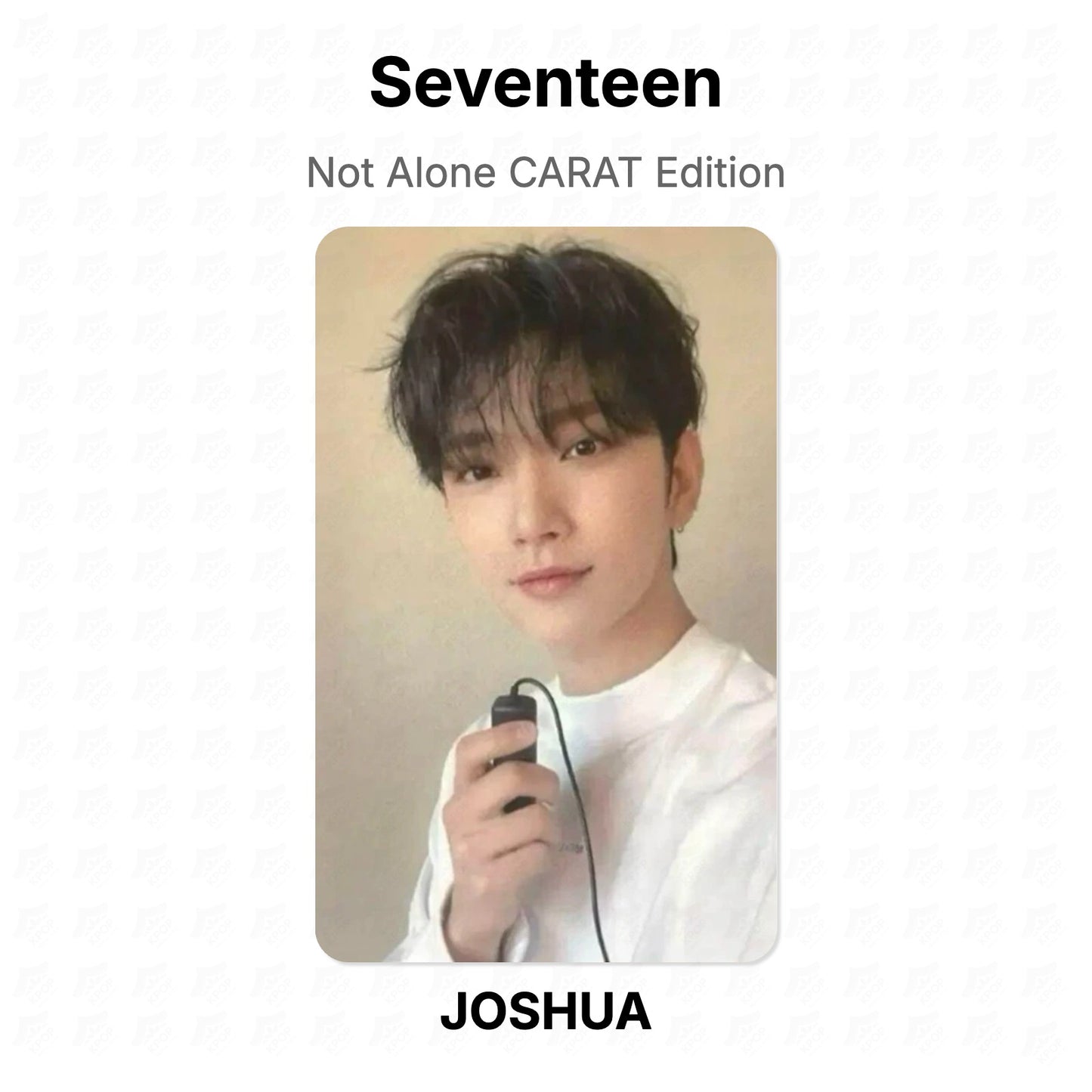 Seventeen Not Alone CARAT Edition Official Photocard