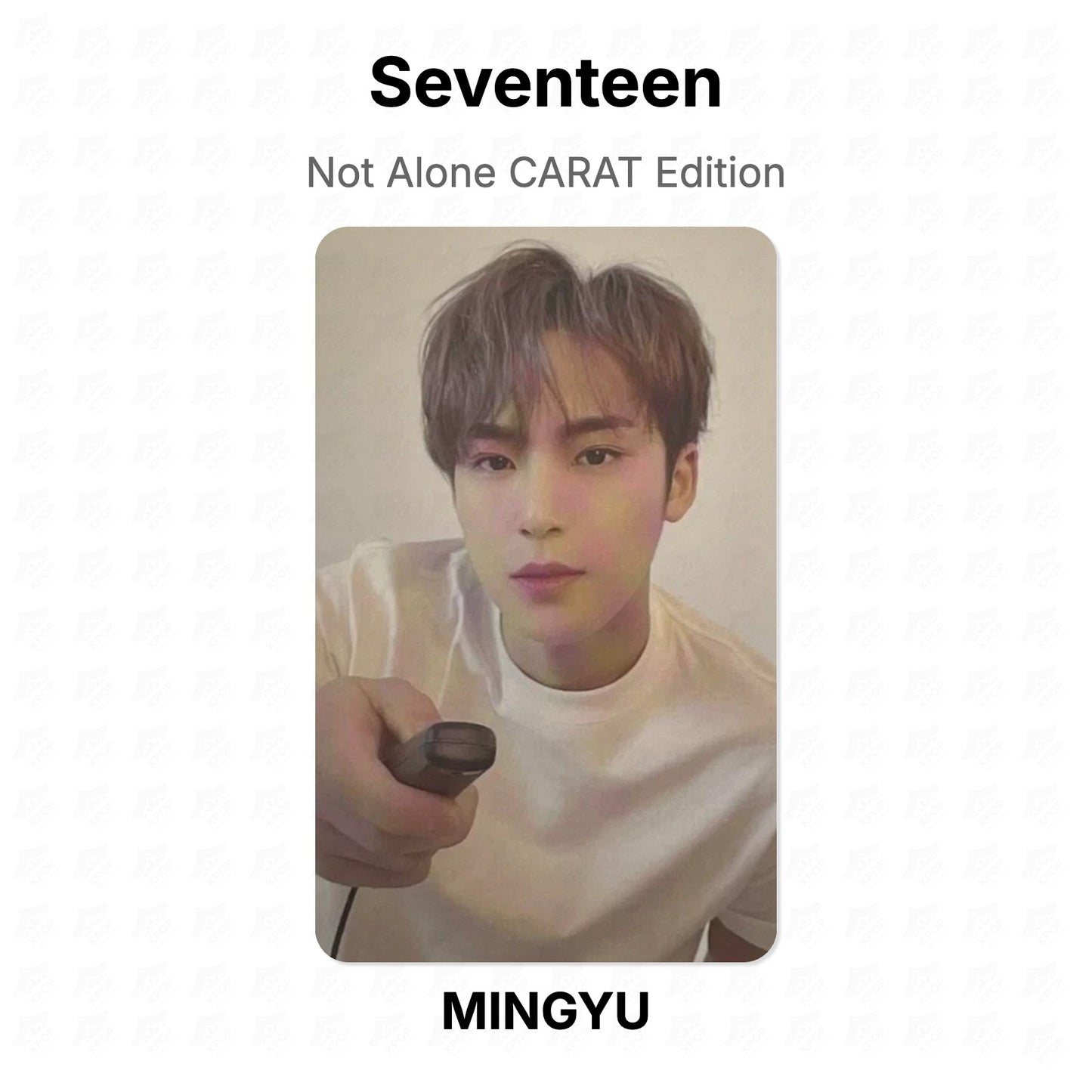Seventeen Not Alone CARAT Edition Official Photocard