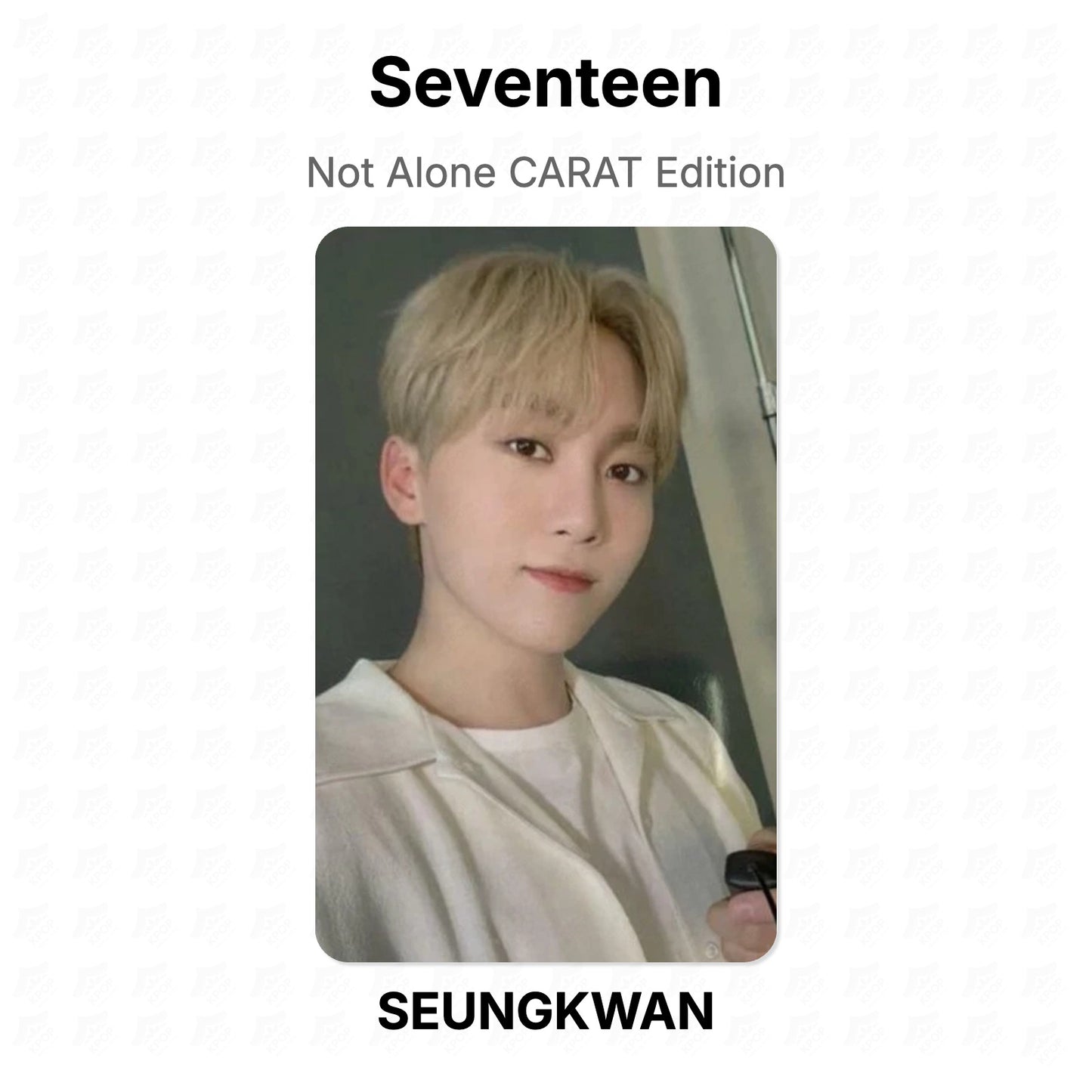 Seventeen Not Alone CARAT Edition Official Photocard