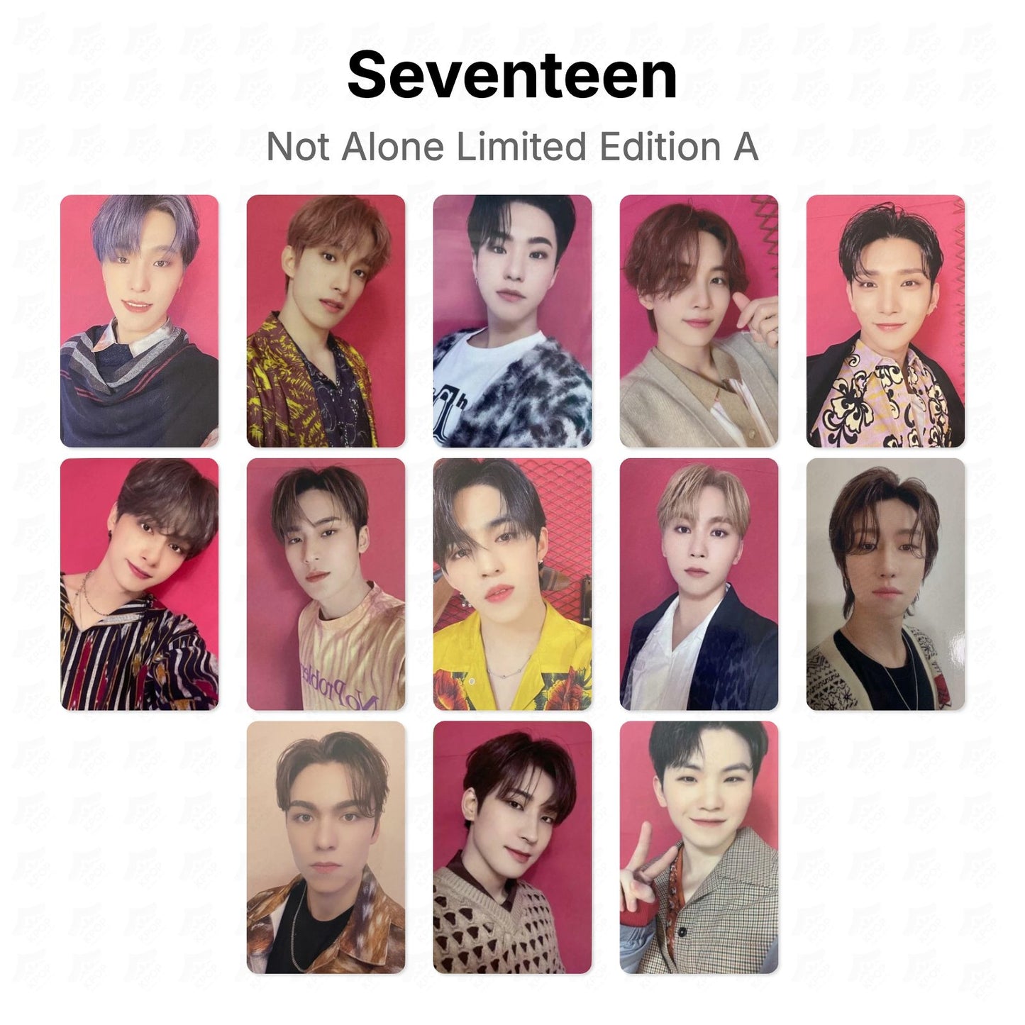 Seventeen Not Alone Limited Edition A Official Photocard