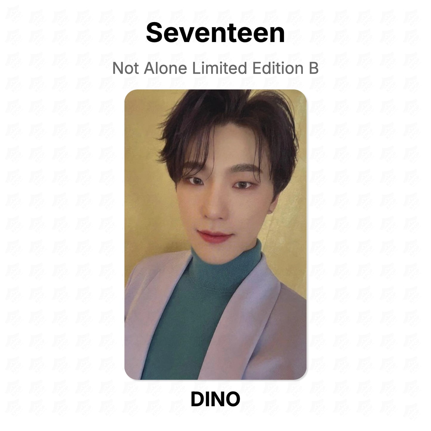 Seventeen Not Alone Limited Edition B Official Photocard