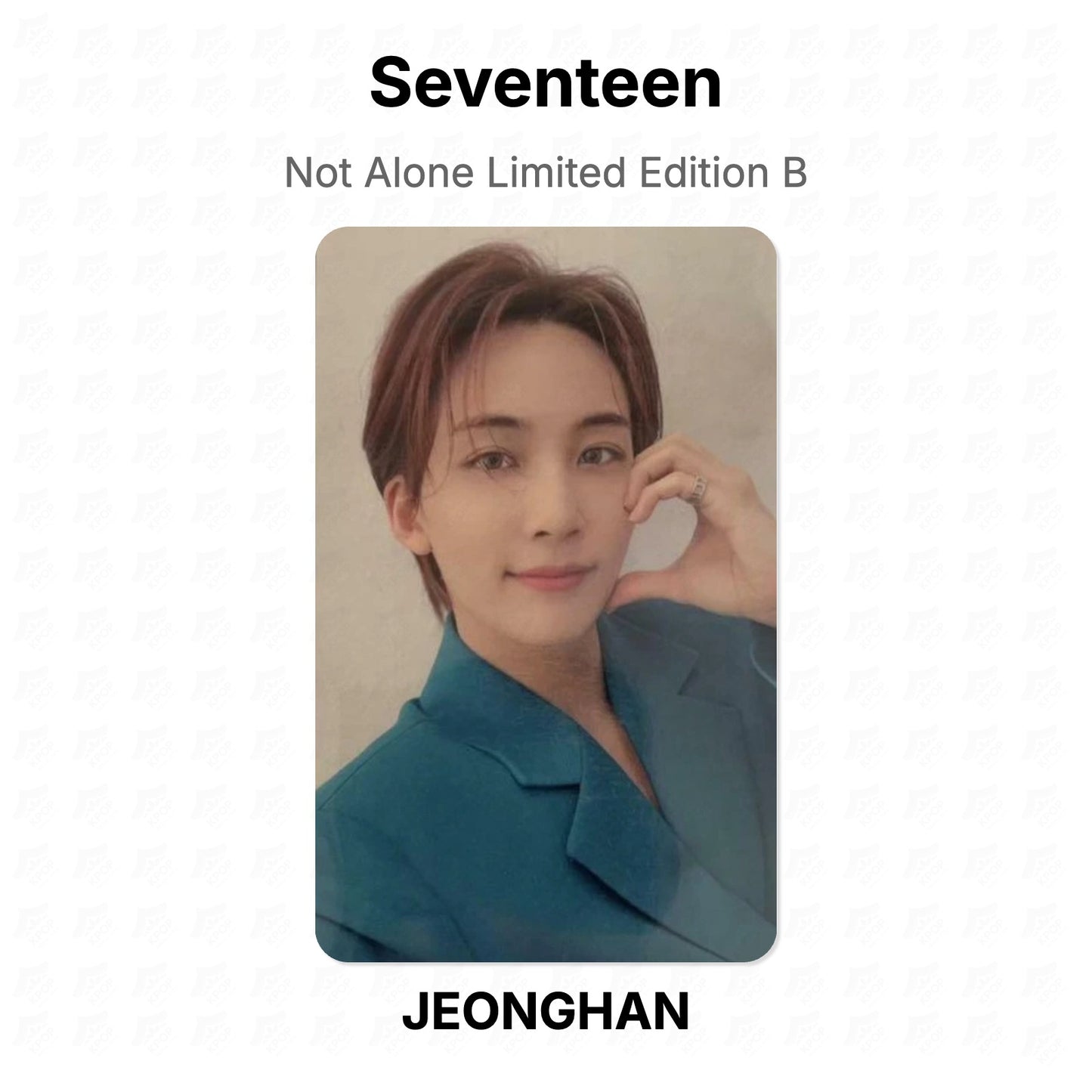 Seventeen Not Alone Limited Edition B Official Photocard