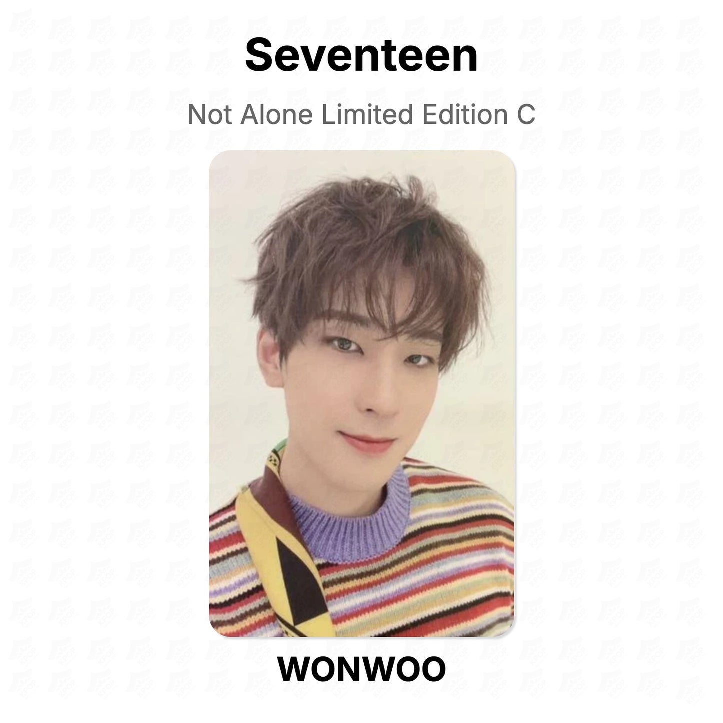 Seventeen Not Alone Limited Edition C Official Photocard
