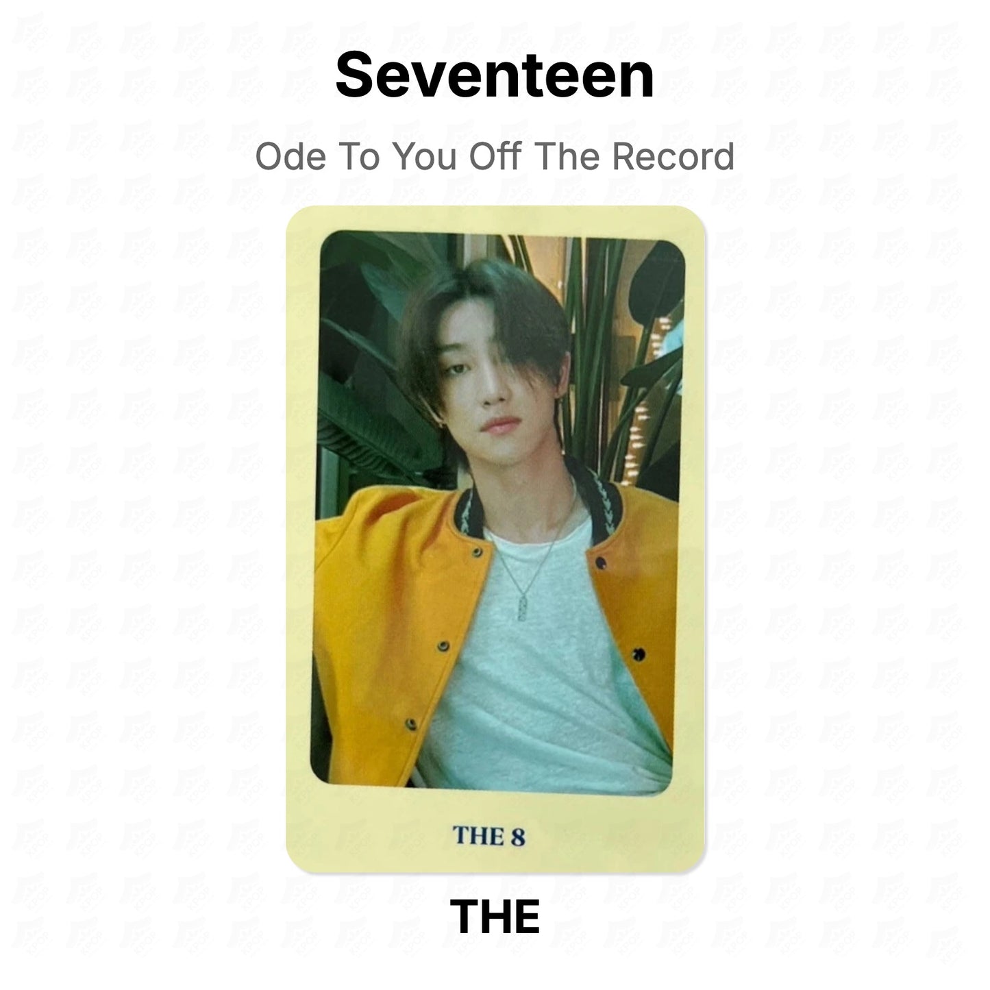 Seventeen Ode To You Off The Record Official Photocard