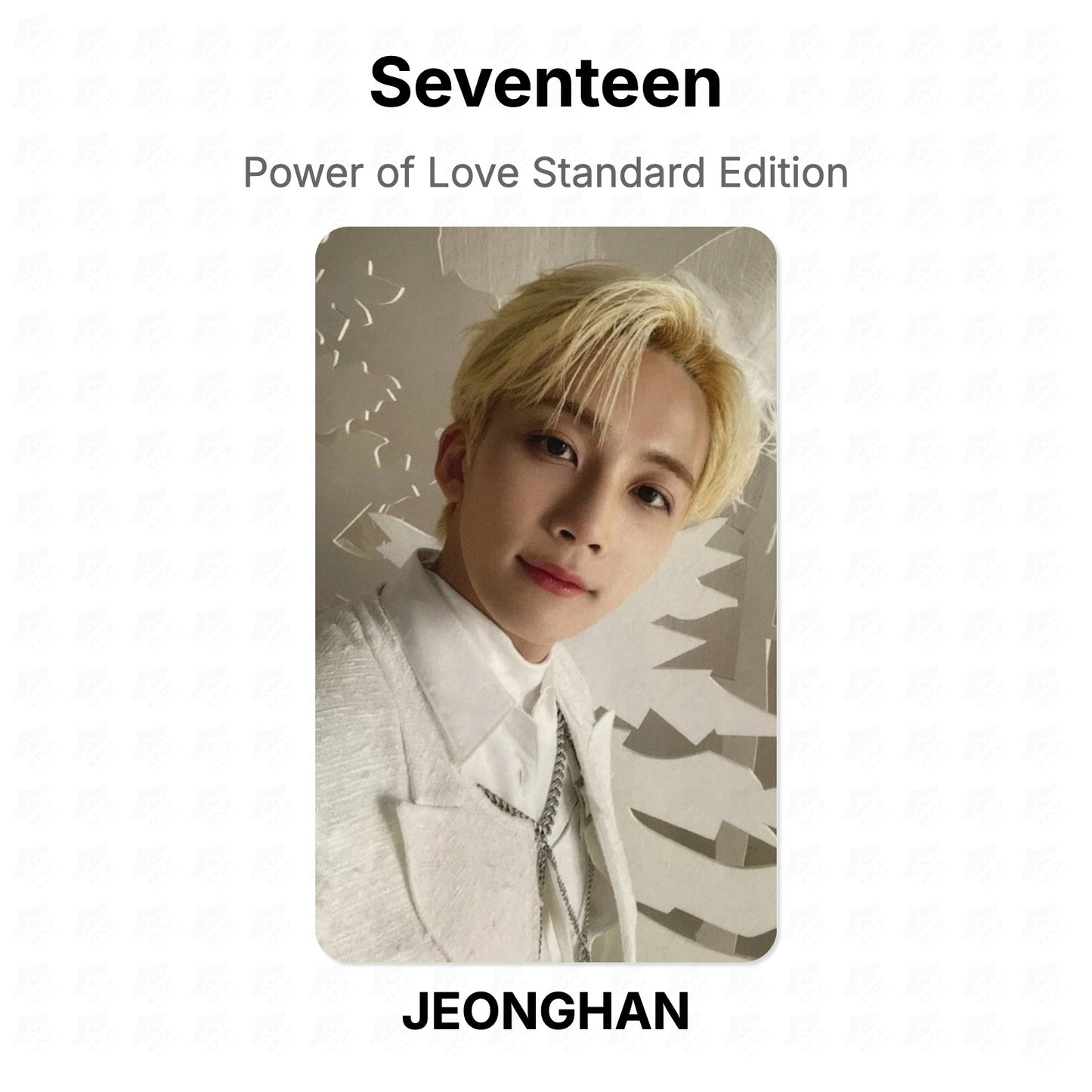 Seventeen Power of Love Standard Edition Official Photocard