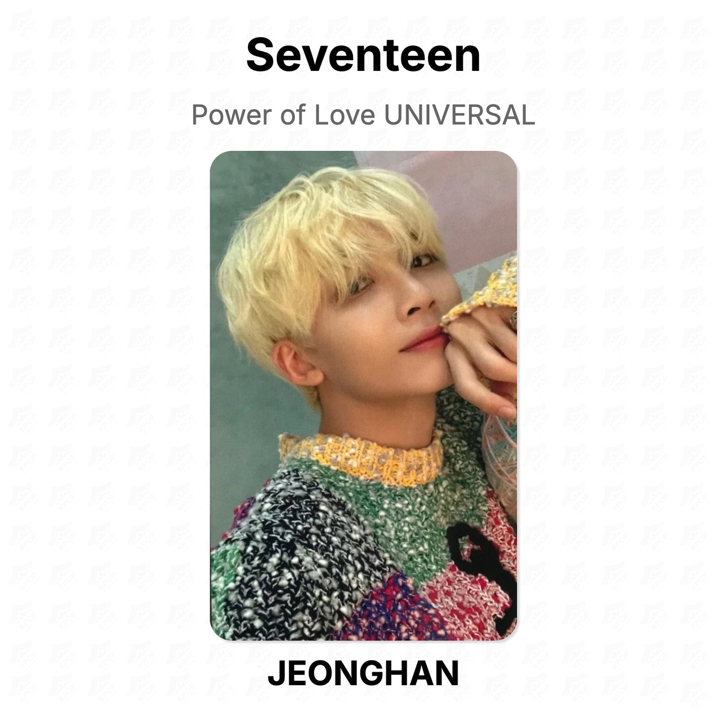 Seventeen Power of Love UNIVERSAL Official Photocard