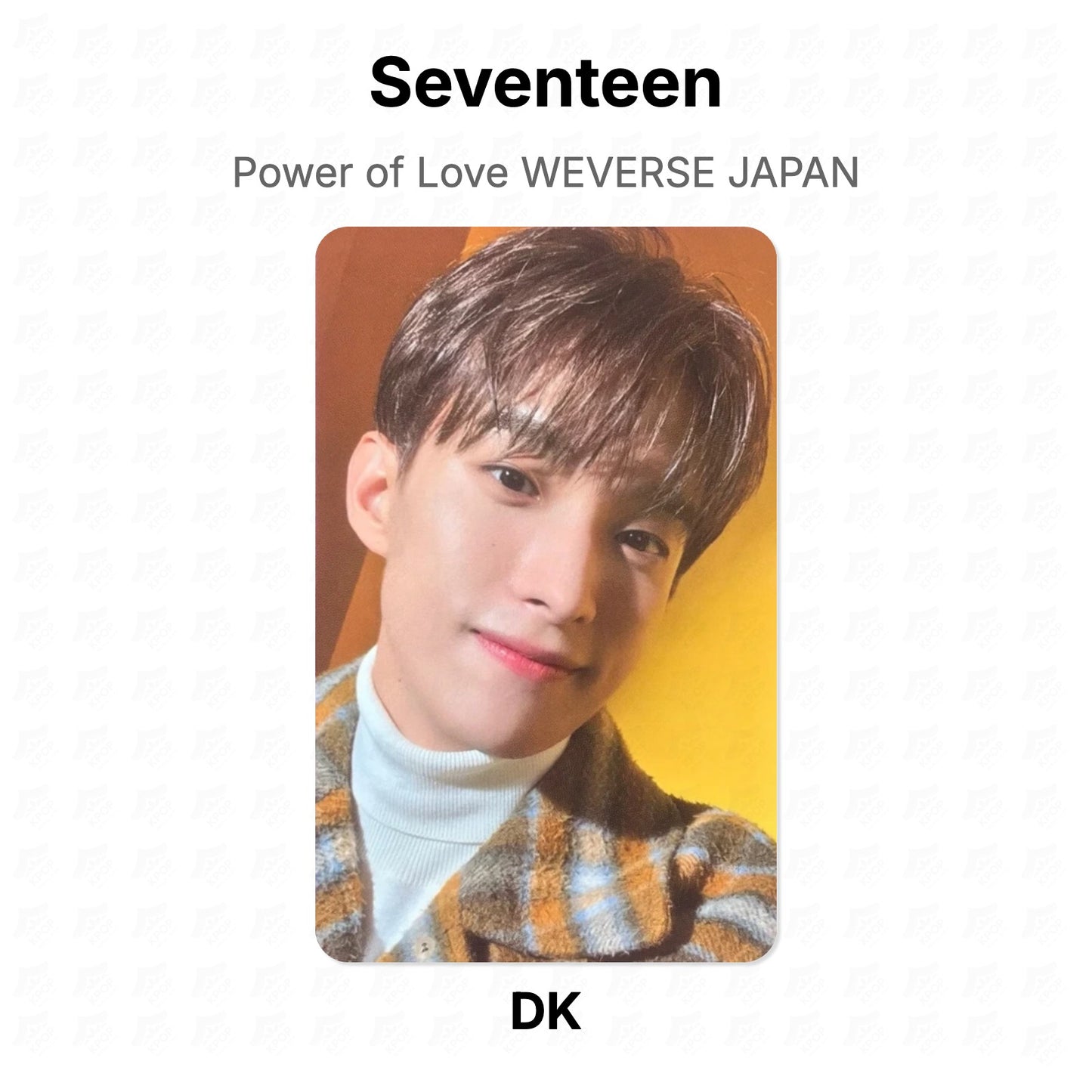 Seventeen Power of Love WEVERSE JAPAN Official Photocard