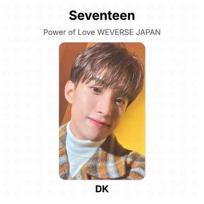 Seventeen Power of Love WEVERSE JAPAN Official Photocard