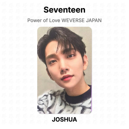 Seventeen Power of Love WEVERSE JAPAN Official Photocard