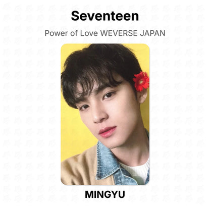 Seventeen Power of Love WEVERSE JAPAN Official Photocard